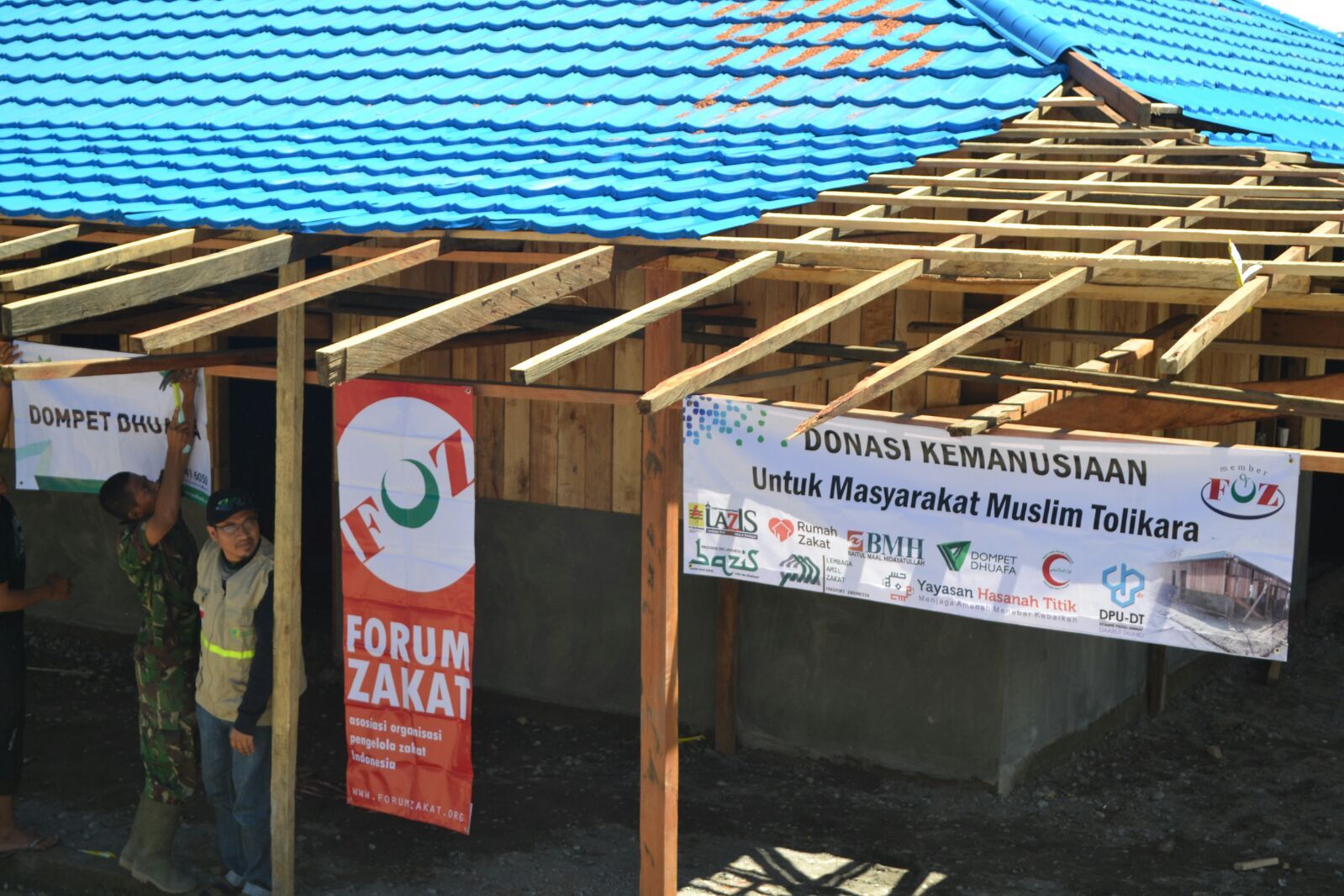 Foto Terbaru Pembangunan Masjid Baitul Muttaqin Di Tolikara