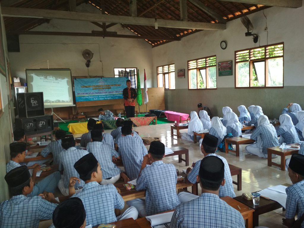 Pelatihan Zakat di MA Misbahul Ulum