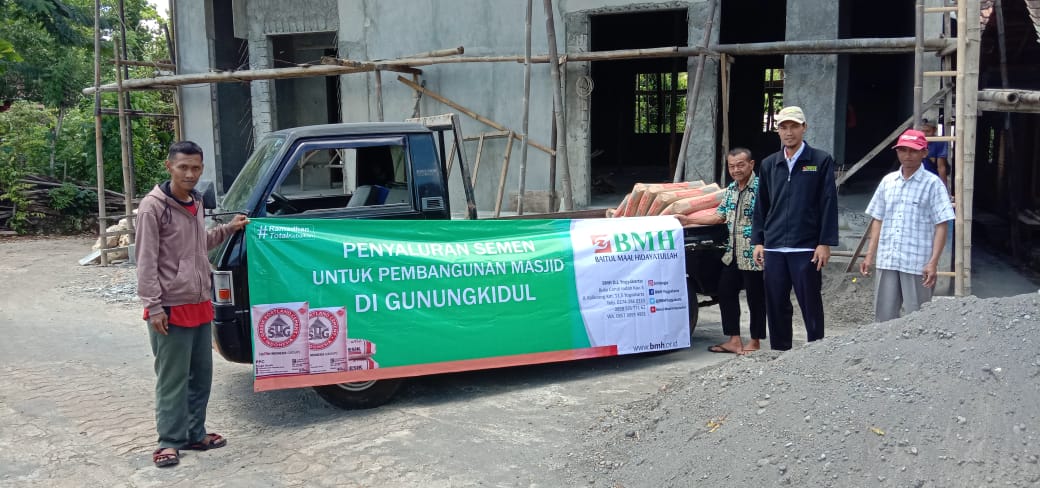 BMH Yogyakarta Bantu Pembangunan Masjid di Pelosok Gunungkidul