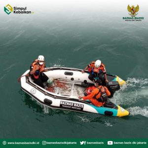BAZNAS BAZIS Tanggap Bencana DKI Jakarta Bantu Proses Evakuasi Jatuhnya Pesawat Sriwijaya Air SJ-182