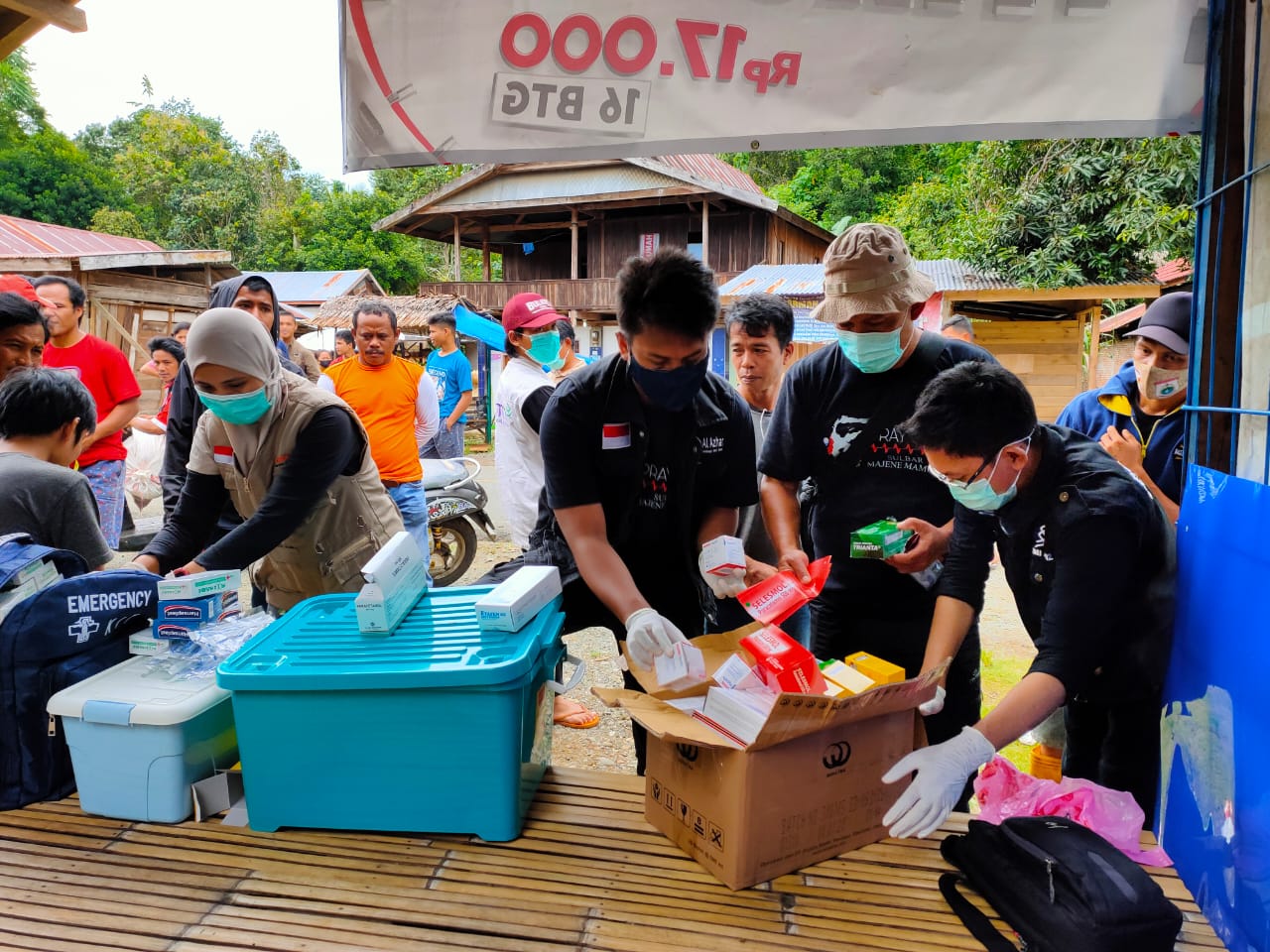 LAZ Al Azhar Dirikan Posko Medis Untuk Korban Gempa Sulawesi Barat