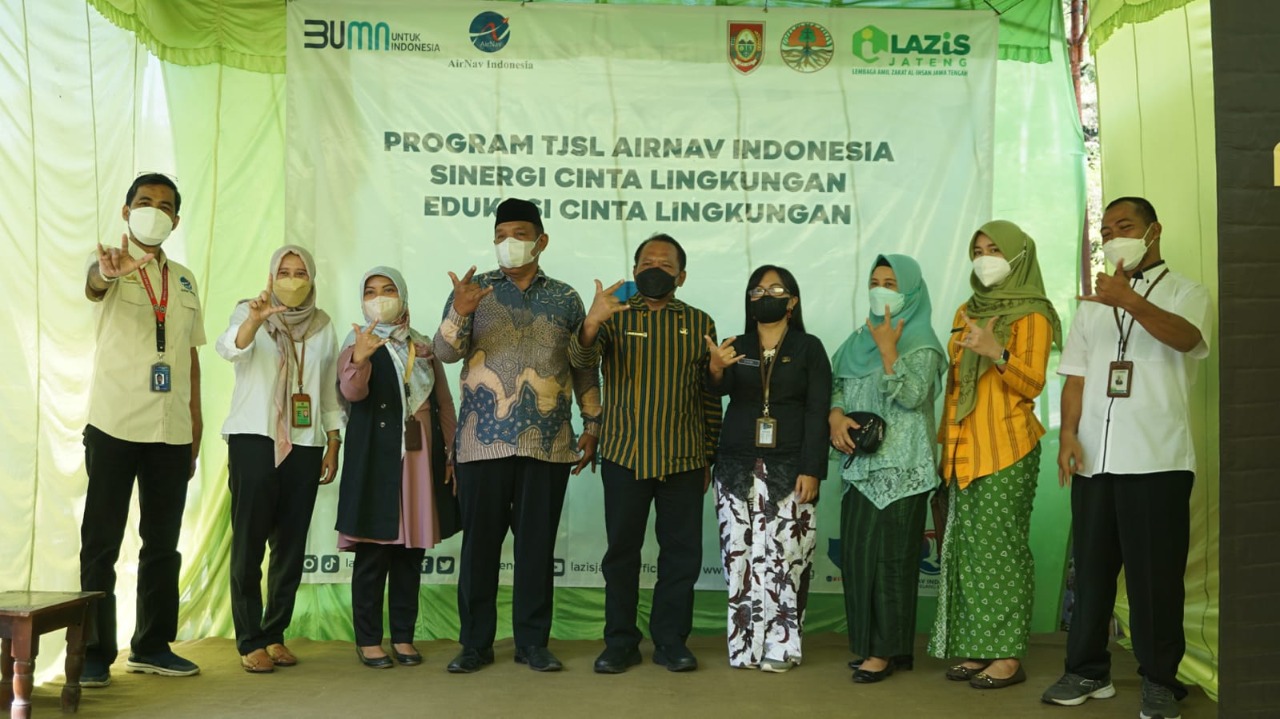 Kampung Edukasi, Sinergi Cinta Lingkungan AirNav Indonesia bersama LAZiS Jateng