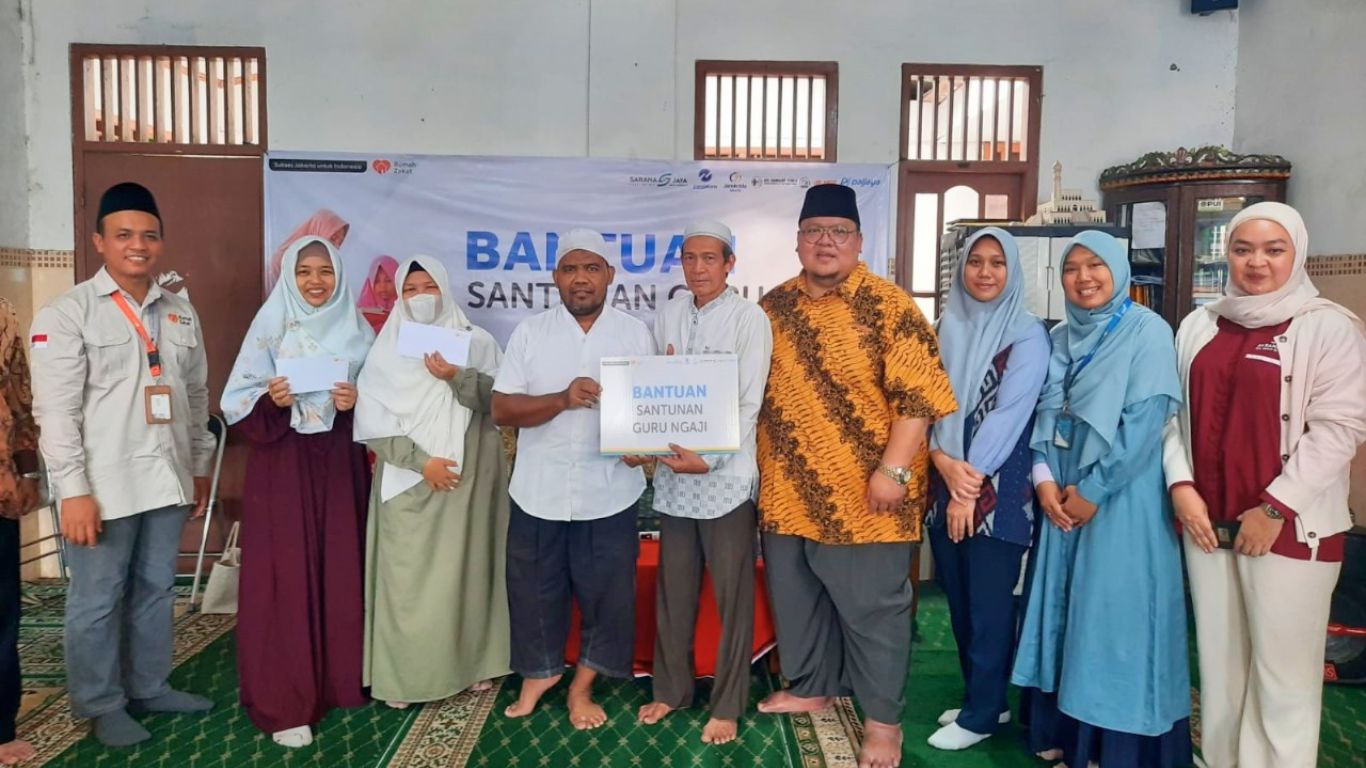 Rumah Zakat penyaluran bantuan guru ngaji