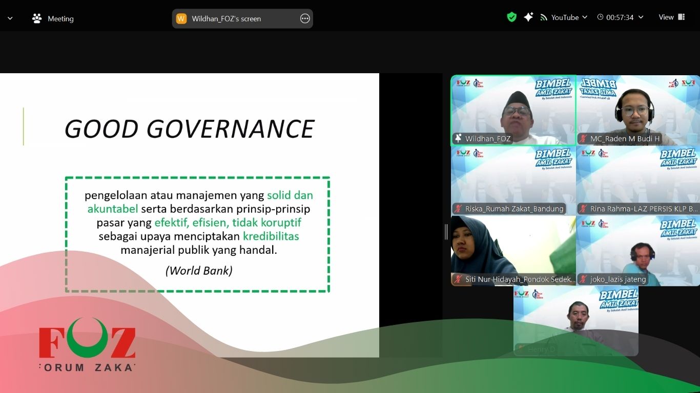 good governance dalam pengelolaan zakat