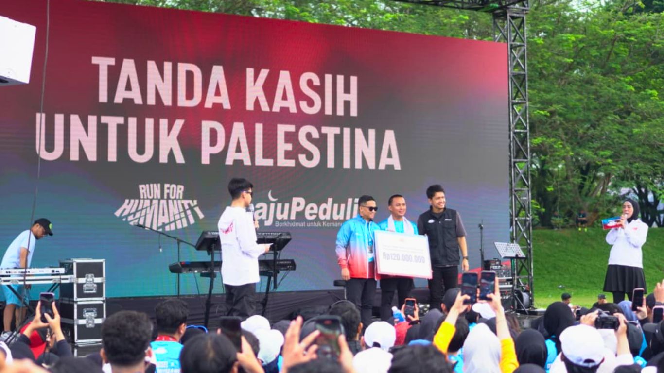 laju peduli penyerahan donasi kemanusiaan