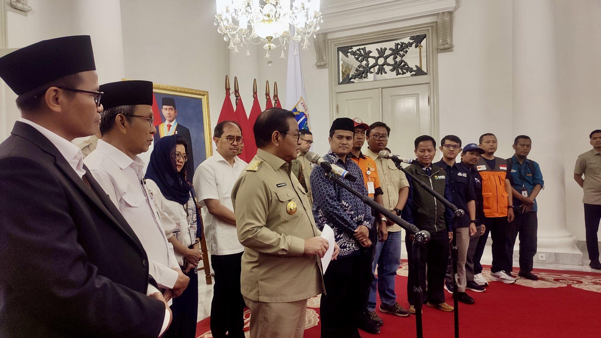 Gubernur Pramono Anung lepas kolaborasi bantuan kemanusiaan FOZ Jakarta 