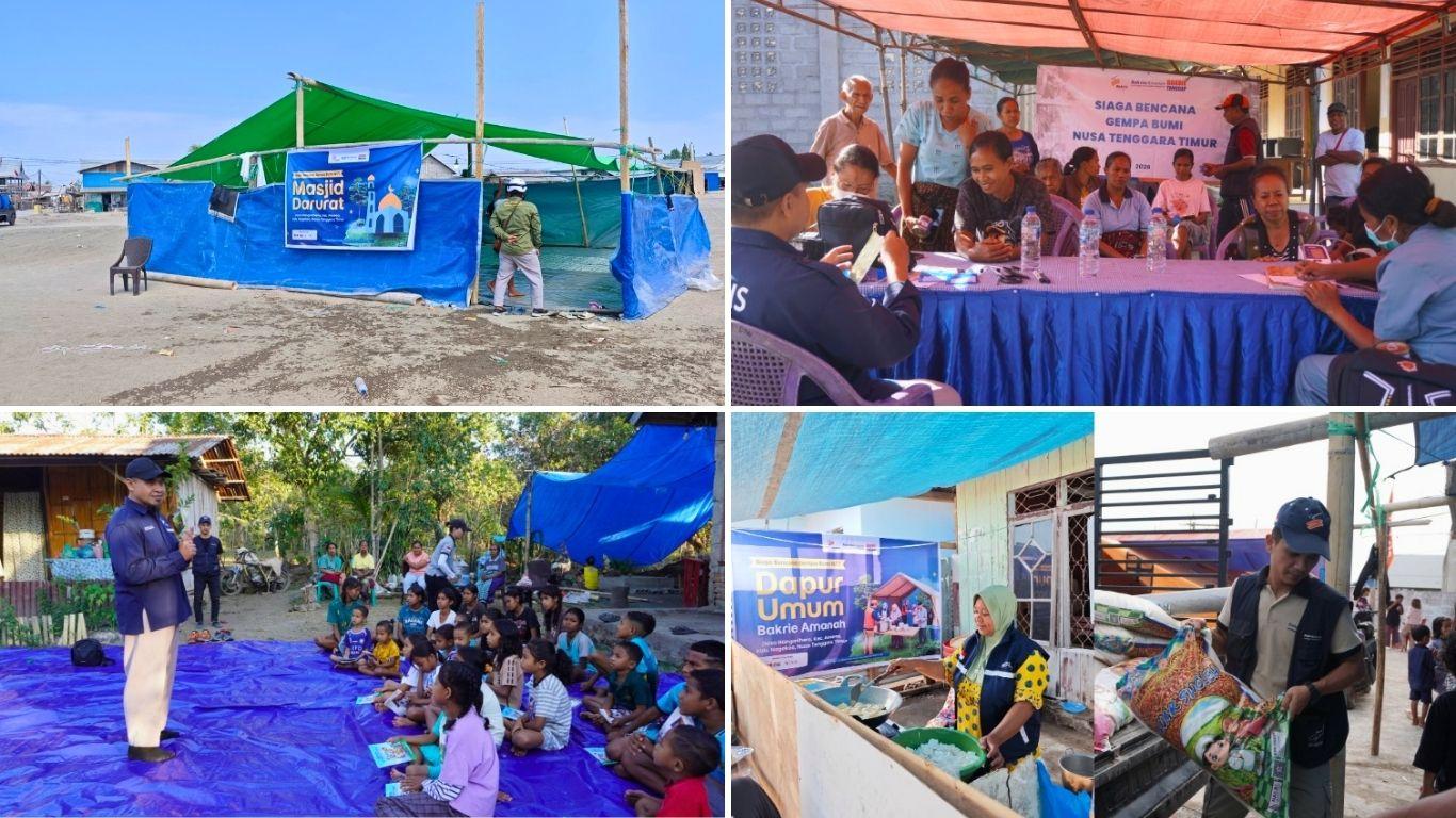 Dapur Umum Gempa NTT Bakrie Amanah