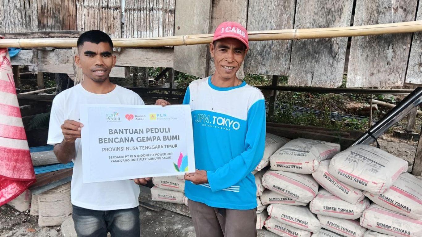 RZ Salurkan Bantuan Bahan Bangunan MCK Darurat