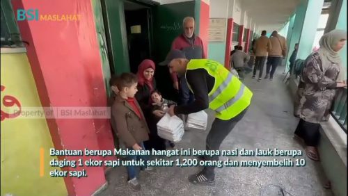BSI Maslahat alirkan bantuan Palestina