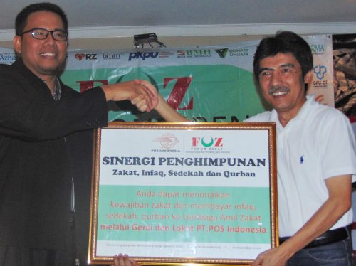 FOZ Lakukan Sinergi Penghimpunan Dengan Pt. POS