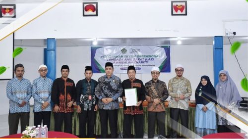 LAZ Risalah Charity Terima SK Perpanjangan Izin Operasional