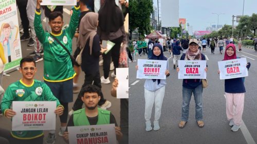 LAZGIS Aksi Berisik Gaza