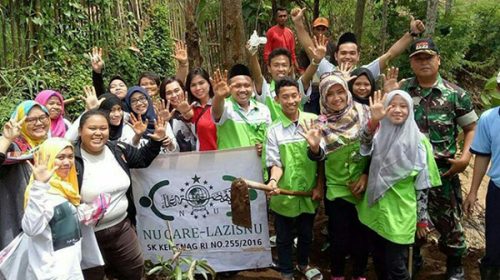 LAZISNU Galang Sedekah Sejuta Pohon Untuk Garut