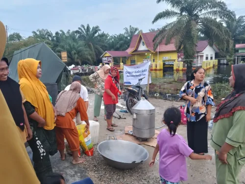LAZnas PHR bantu banjir Rokan Hilir