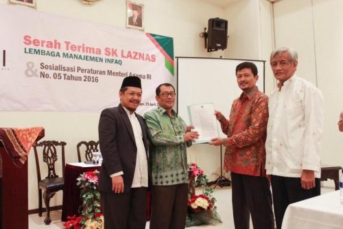 Lembaga Manajemen Infaq Naik Kelas Jadi LAZ Nasional