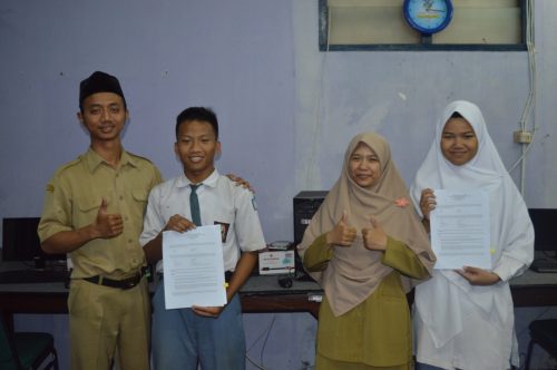 Siswa SMK SOLOPEDULI kontrak kerja