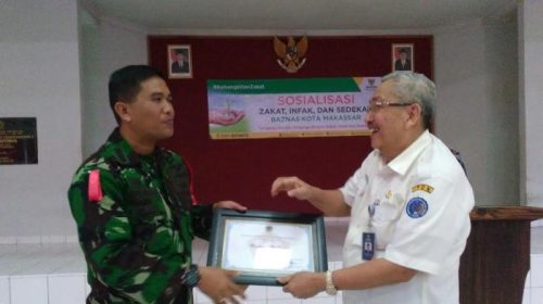TNI AU Makassar Jadi Pelopor Zakat