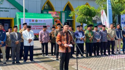 Wagub Jatim Lepas Kapal Kemanusiaan FOZ Jatim