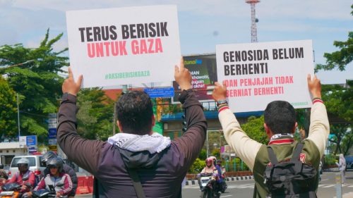 aksi berisik gaza