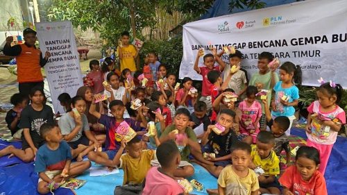 dukungan psikososial NTT Rumah Zakat PLN