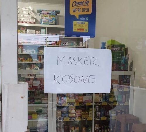 masker kosong