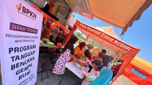 penyaluran bantuan gempa NTT Rumah Zakat