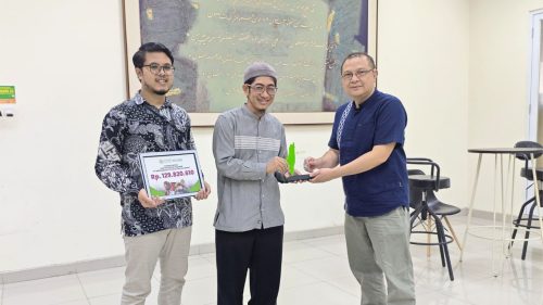 sinergi foundation terima bantuan dana palestina